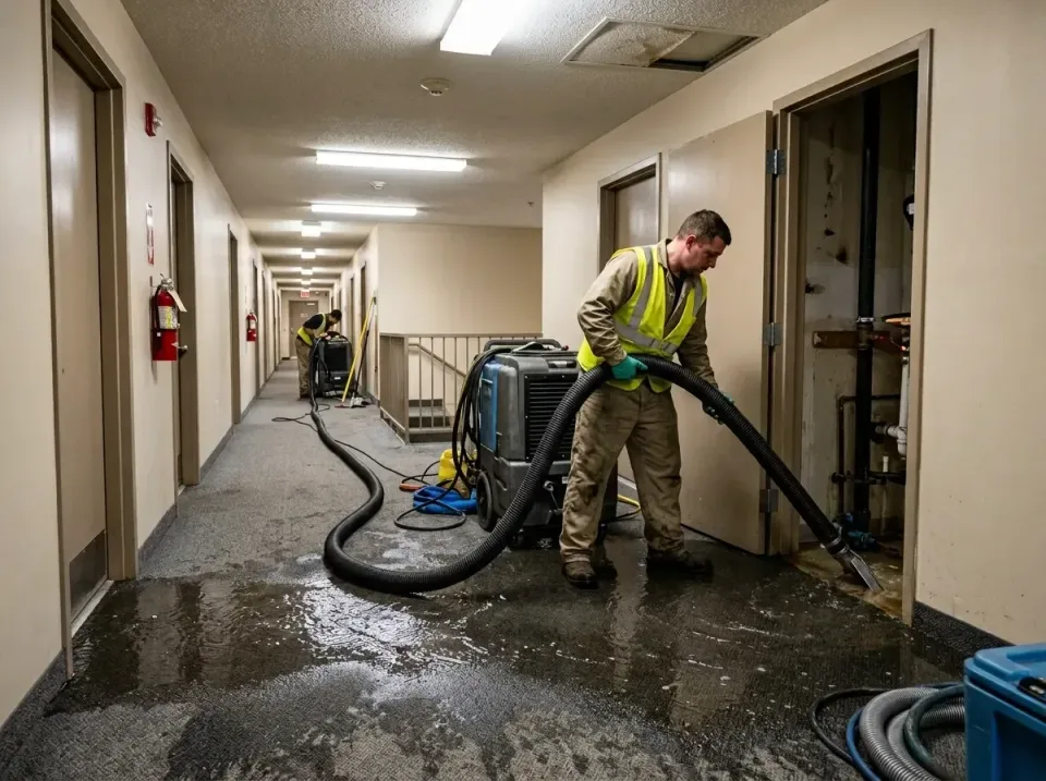 multi-unit-apartment-hallway-f-005 — frequently asked questions, Emergency Burst Pipe Water Extraction & Removal in Woodbury…